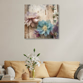 Rustic Floral Vintage Wall Art